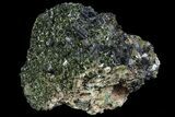 Epidote Crystal Cluster on Actinolite - Pakistan #68744-2